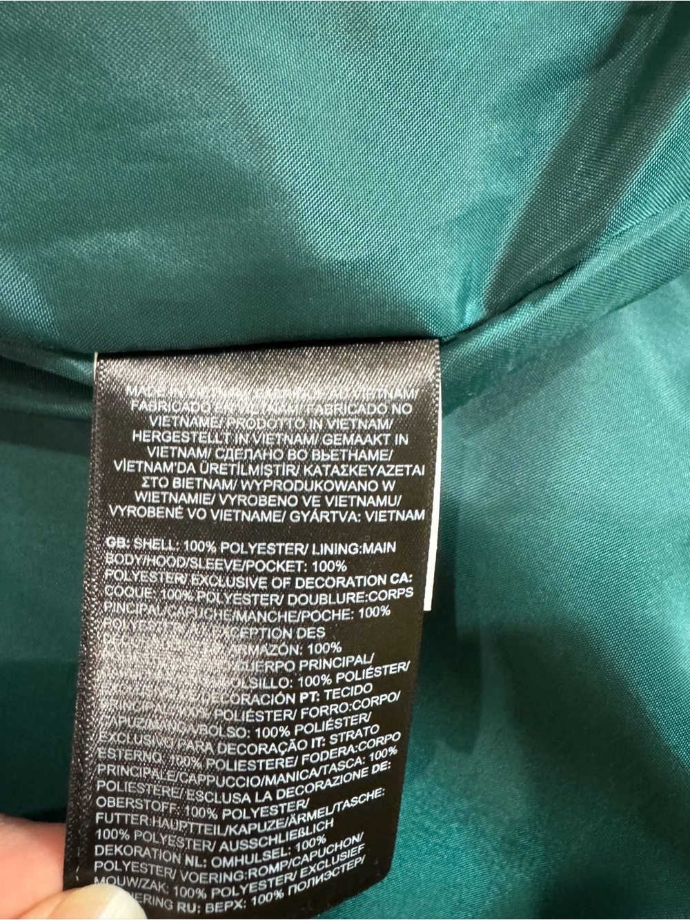The North Face Anatora Rain Jacket - Deep Nori - Picture 10 of 14